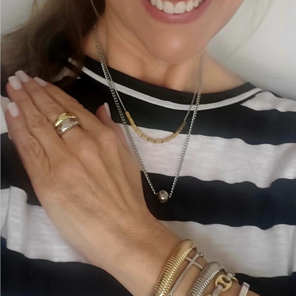 Park Lane Roman Necklace! BNIB!! Retired!!! 2-in-1! Mixed Metals!!! - Picture 7 of 12